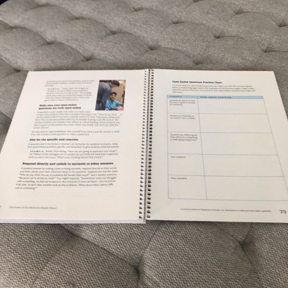 Responsive Classroom The Power of Our Words for Middle school spiral book - Picture 9 of 13